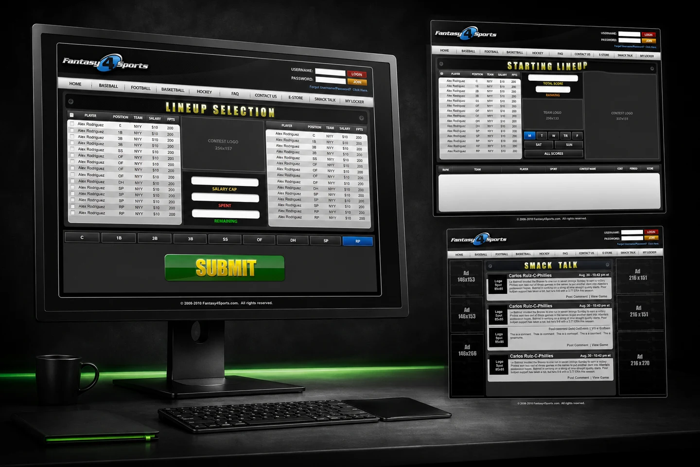 Fantasy 4 Sports project artwork