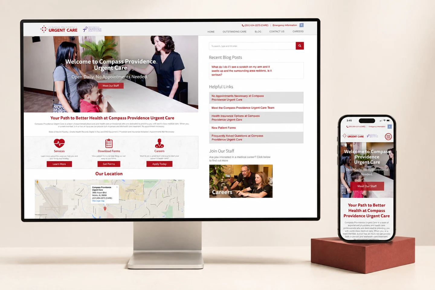 Providence Healthcare Web project artwork